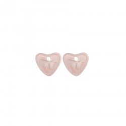 Μοτίφ Ακρυλικά 13x14mm (6 τεμ) - Ροζ
