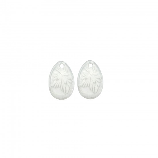 Μοτίφ Ακρυλικά 17x11mm (6 τεμ) - Μπεζ