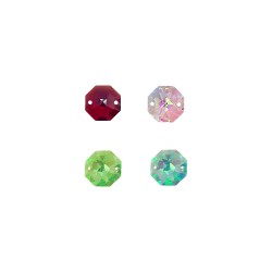 Σύνδεσμοι Swarovski 14mm (4 τεμ) - Πολύχρωμο