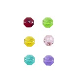 Σύνδεσμοι Swarovski 14mm (6 τεμ) - Πολύχρωμο