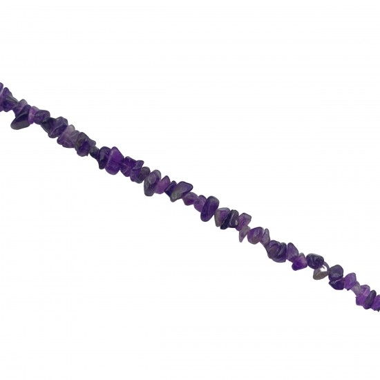 Chips Ημιπολύτιμες 4~8mm (Κορδόνι 160 χάντρες) - Amethyst