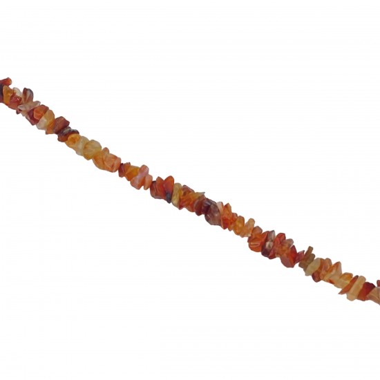 Chips Ημιπολύτιμες 2~5mm (Κορδόνι 250 χάντρες) - Καφέ