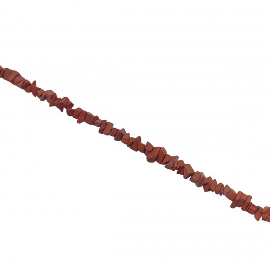 Chips Ημιπολύτιμες 2~5mm (1 κορδόνι) - Καφέ