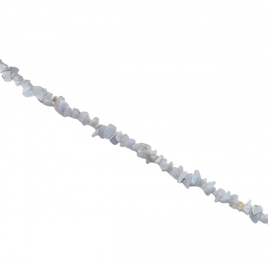 Chips Ημιπολύτιμες 2~5mm (Κορδόνι 250 χάντρες) - Σιέλ