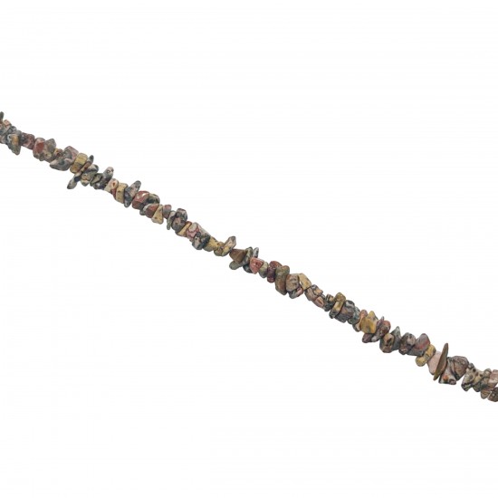 Chips Ημιπολύτιμες 2~5mm (Κορδόνι 250 χάντρες) - Καφέ