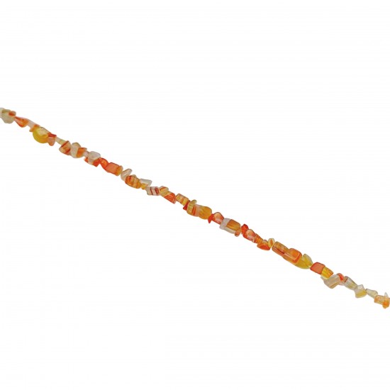 Chips Ημιπολύτιμες 4~8mm (Κλωστή 200 χάντρες) - Καφέ