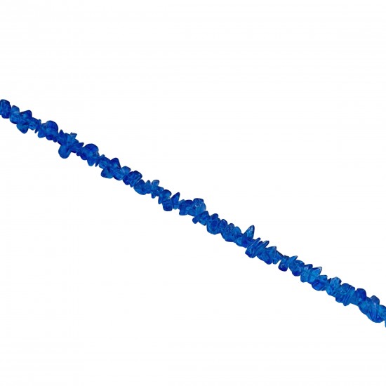 Chips Ημιπολύτιμες 2~5mm (1 κορδόνι) - Μπλε