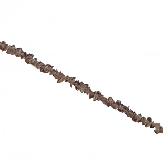 Chips Ημιπολύτιμες 2~5mm (1 κορδόνι) - Καφέ Σκούρο