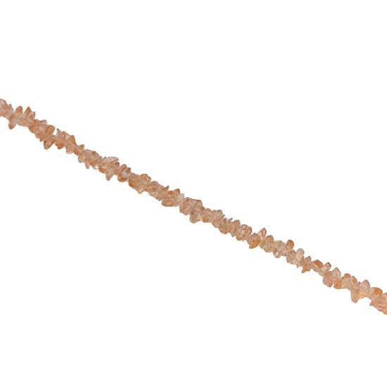 Chips Ημιπολύτιμες 2~5mm (1 κορδόνι) - Σομόν