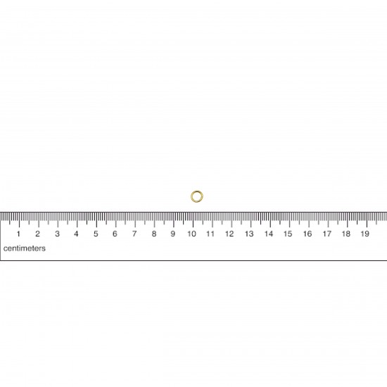 Κρικάκια Μεταλλικά 4mm (50 τεμ) - Χρυσό