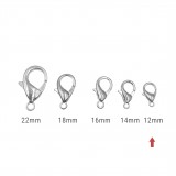 Κουμπώματα Μεταλλικά 12mm (20 τεμ) - Ασημί