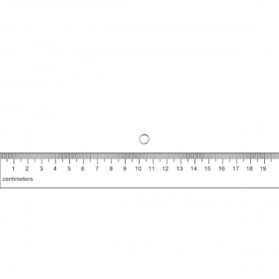 Κρικάκια Μεταλλικά 7mm (50 τεμ) - Ασημί