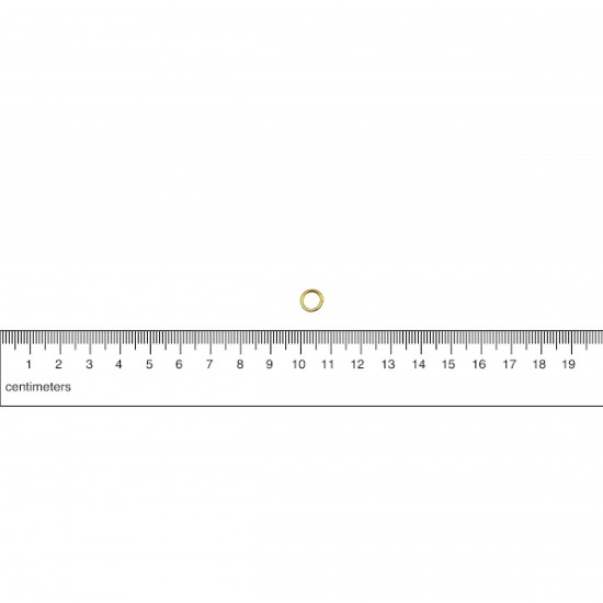 Κρικάκια Μεταλλικά 7mm (50 τεμ) - Χρυσό