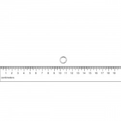 Κρικάκια Μεταλλικά 9mm (50 τεμ) - Ασημί
