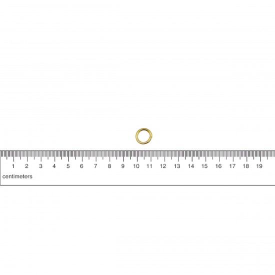Κρικάκια Μεταλλικά 9mm (50 τεμ) - Χρυσό