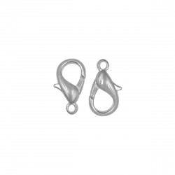 Κουμπώματα Μεταλλικά 18mm (12 τεμ) - Ασημί