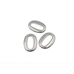 Σύνδεσμοι Ακρυλικοί 35x7mm (6 τεμ) - Ασημί