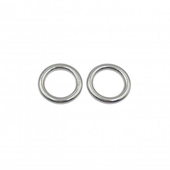 Σύνδεσμοι Ακρυλικοί 29mm (6 τεμ) - Ασημί