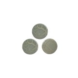 Χάντρες Ακρυλικές 20mm (8 τεμ) - Γκρι