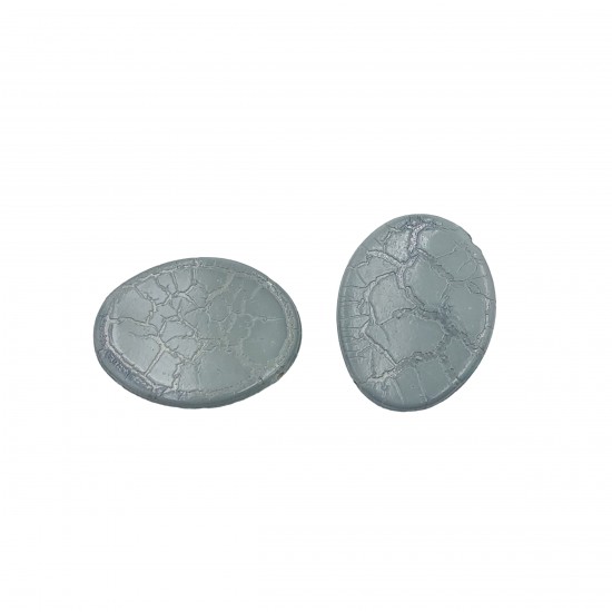 Χάντρες Ακρυλικές 34x26mm (8 τεμ) - Γκρι Χάντρες Ακρυλικές 34x26mm (8 τεμ) - Γκρι