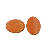 Χάντρες Ακρυλικές 42x31mm (6 τεμ) - Καφέ