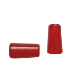 Χάντρες Ακρυλικές 36x19mm (8 τεμ) - Κόκκινο Χάντρες Ακρυλικές 36x19mm (8 τεμ) - Κόκκινο