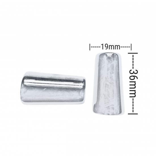 Χάντρες Ακρυλικές 36x19mm (8 τεμ) - Κόκκινο Χάντρες Ακρυλικές 36x19mm (8 τεμ) - Κόκκινο