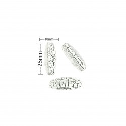 Χάντρες Ακρυλικές 25x10mm (12 τεμ) - Πράσινο