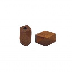 Χάντρες Ξύλινες 21x13mm (8 τεμ) - Καφέ