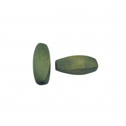 Χάντρες Ξύλινες 31x12mm (8 τεμ) - Πράσινο