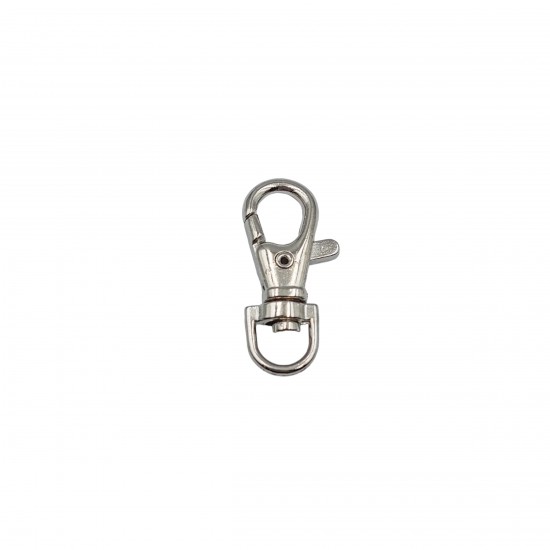 Κουμπώματα Μεταλλικά 39x14mm (2 τεμ) - Ασημί