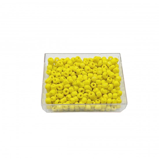Χάντρες Ακρυλικές 4mm (50gr) - Κίτρινο
