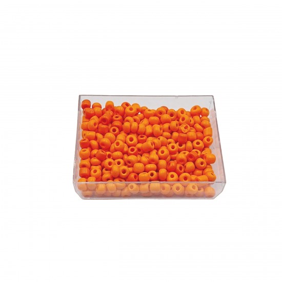 Χάντρες Ακρυλικές 4mm (50gr) - Πορτοκαλί