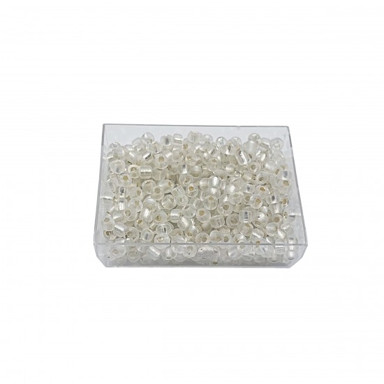 Χάντρες Ακρυλικές 4mm (50gr) - Διάφανο