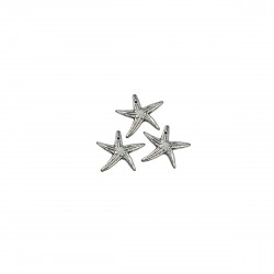 Μοτίφ Αλουμινίου 23x20mm (4 τεμ) - Ασημί