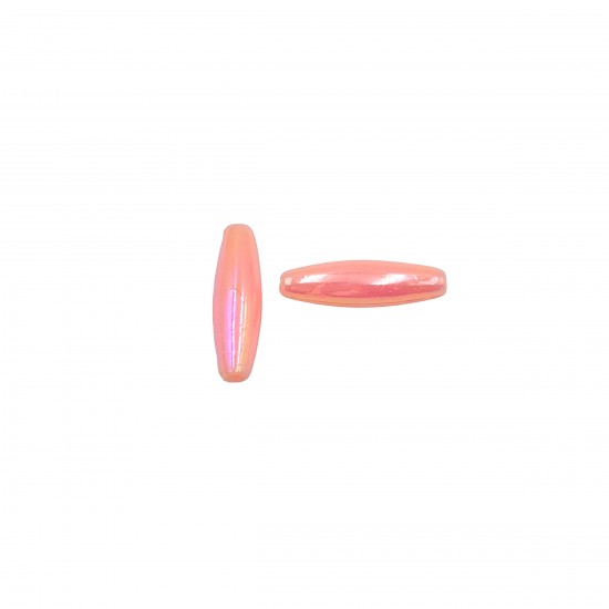 Χάντρες Ακρυλικές 20x5mm (12 τεμ) - Ροζ