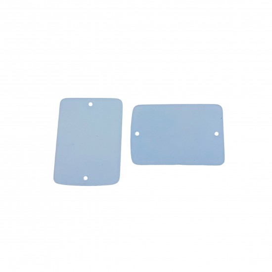 Σύνδεσμοι Ακρυλικοί 22x15mm (8 τεμ) - Σιέλ