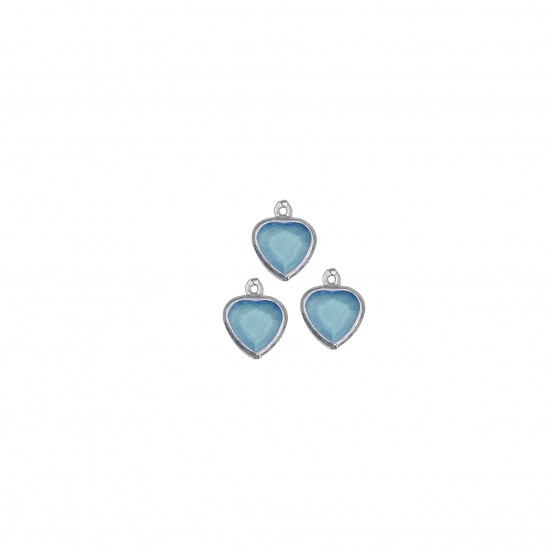 Μοτίφ Ακρυλικά 9x11mm (6 τεμ) - Μπλε Ανοιχτό