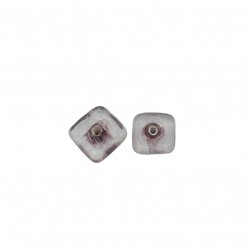 Χάντρες Γυάλινες 12mm (8 τεμ) - Μωβ