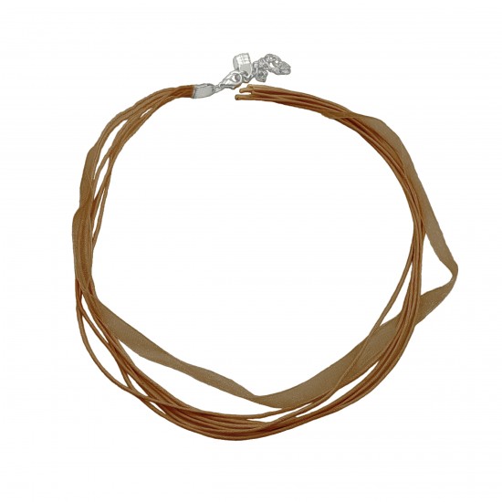 Κορδόνια Συνθετικά 45cm (1 τεμ) - Καφέ