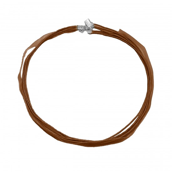 Κορδόνια Συνθετικά 45cm (1 τεμ) - Καφέ Σκούρο