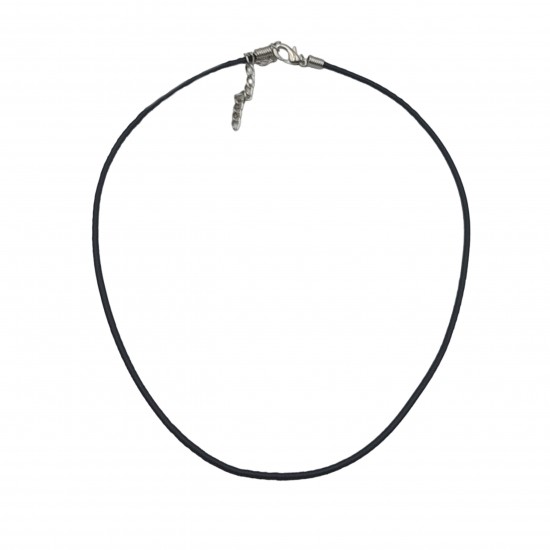 Κορδόνια Καουτσούκ 40cm (4 τεμ) - Μαύρο