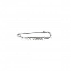 Μεταλλικές Καρφίτσες 57x15mm (3 τεμ) - Ασημί