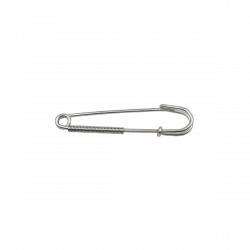 Μεταλλικές Καρφίτσες 68x16mm (3 τεμ) - Ασημί