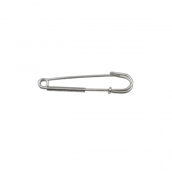 Μεταλλικές Καρφίτσες 68x16mm (3 τεμ) - Ασημί