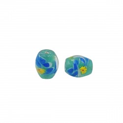 Χάντρες Γυάλινες 20x18mm (6 τεμ) - Βεραμάν