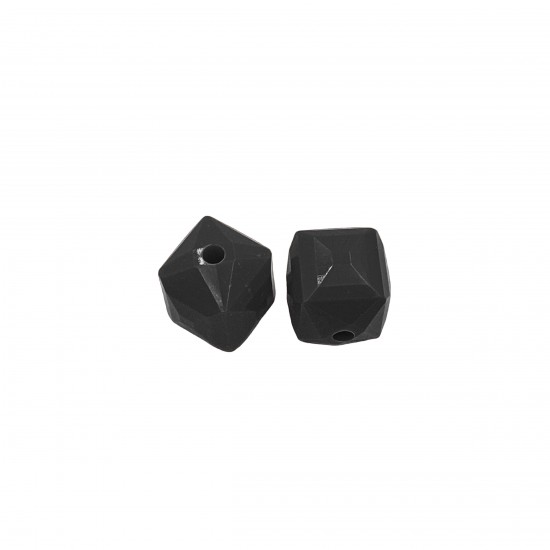 Χάντρες Ακρυλικές 21x19mm (8 τεμ) - Μαύρο Χάντρες Ακρυλικές 21x19mm (8 τεμ) - Μαύρο