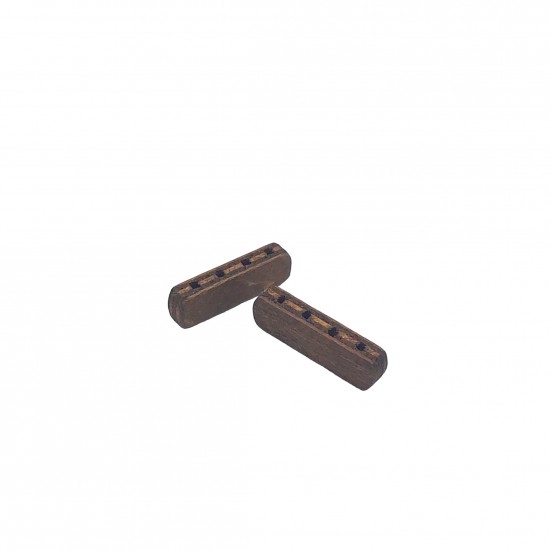 Σύνδεσμοι Ξύλινοι 30x9mm (6 τεμ) - Καφέ