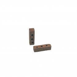 Σύνδεσμοι Ξύλινοι 24x7mm (6 τεμ) - Καφέ