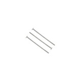 Γράνες Μεταλλικές 25mm (50 τεμ) - Ασημί